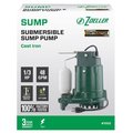 Zoeller Zoeller 4003461 0.33 HP 48 GPH Cast Iron Vertical Float Switch AC Bottom Suction Submersible Sump Pump 4003461